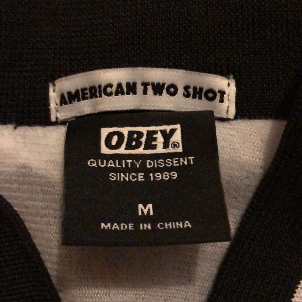 🟠 Men’s OBEY x American Two Shot 🟠 bomber jacket - Picture 3 of 11